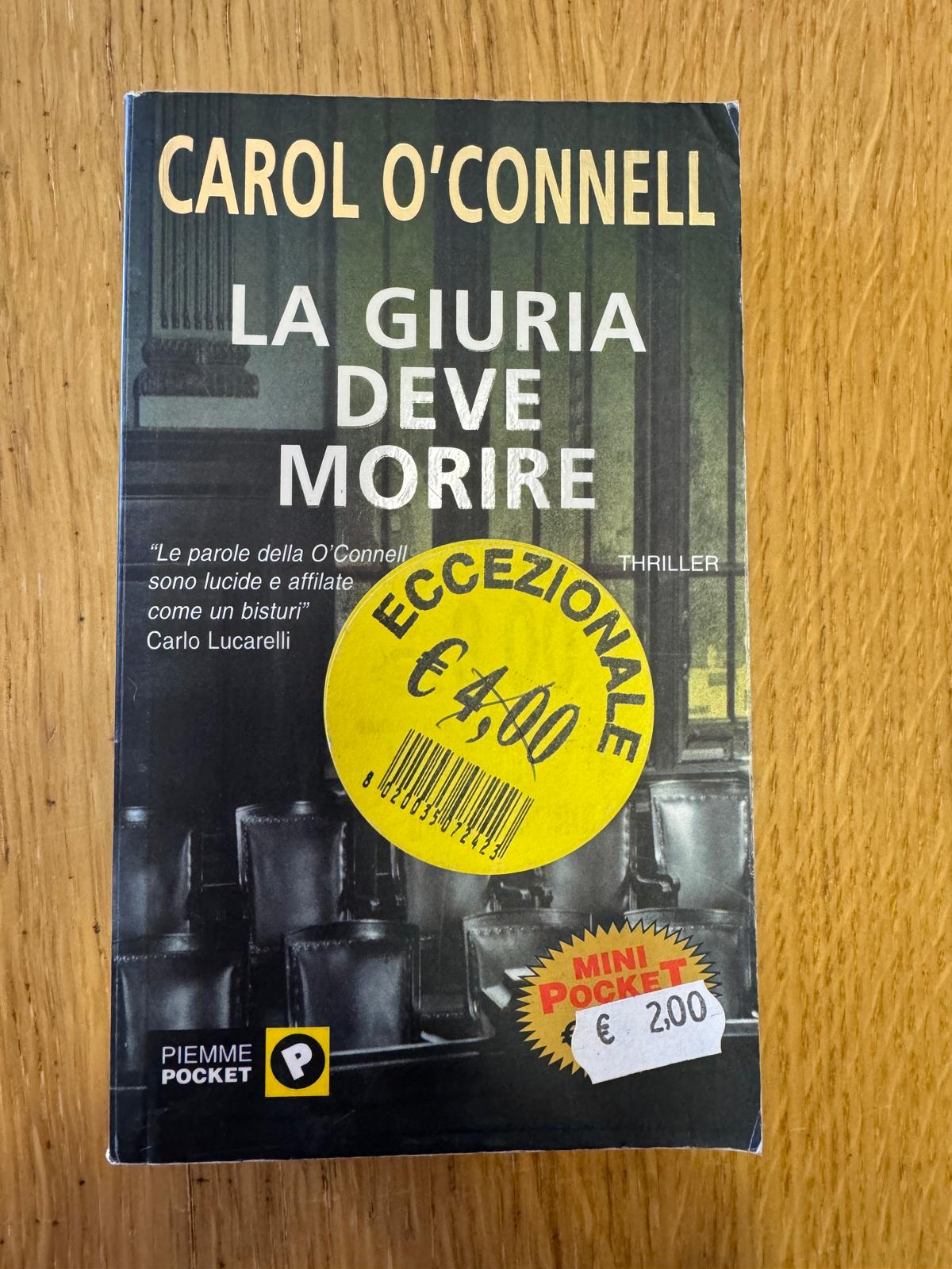 LA GIURIA DEVE MORIRE - Carol O'Colonnel - PIEMME POCKET 